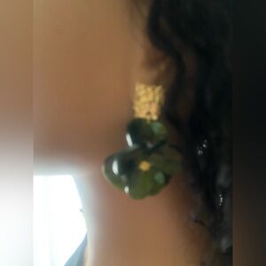 Elegant Flower Shape Metal Earrings